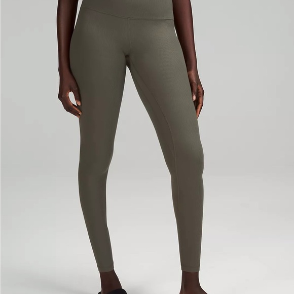 lululemon athletica Pants - Lululemon Ribbed High-Rise Pant 28"